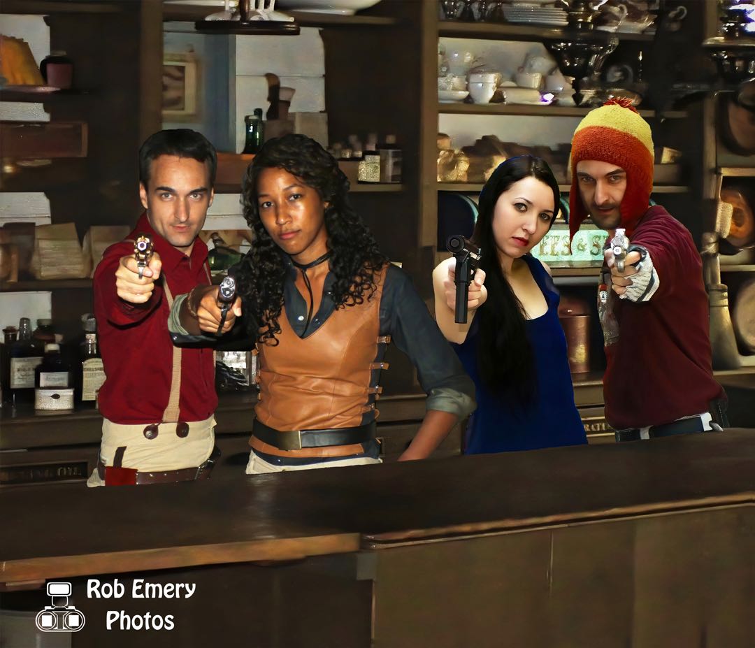 Gunslingers in action